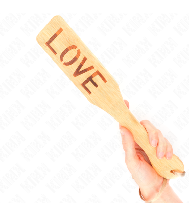 KINK PALA DE BAMBU PALABRA LOVE 32 X 55 CM