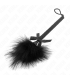 KINK MASAJEADOR DE CUERDA DE NAILON CON PLUMAS PARA COSQUILLAS Y LAZO NEGRO 25 CM