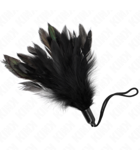 KINK PLUMAS PARA COSQUILLAS CON MANGO DE CUERDA BASE DE PLASTICO 15 CM