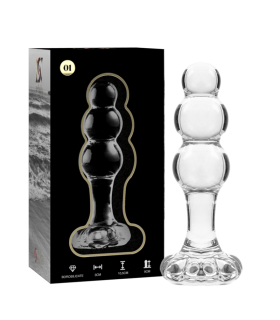 NEBULA SERIES BY IBIZA MODELO 1 PLUG CRISTAL TRANSPARENTE 105 CM O 3 CM