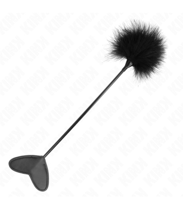 KINK PLUMAS PARA COSQUILLAS CON PALETA DE CORAZON 31 CM