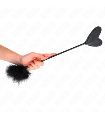 KINK PLUMAS PARA COSQUILLAS CON PALETA DE CORAZON 31 CM