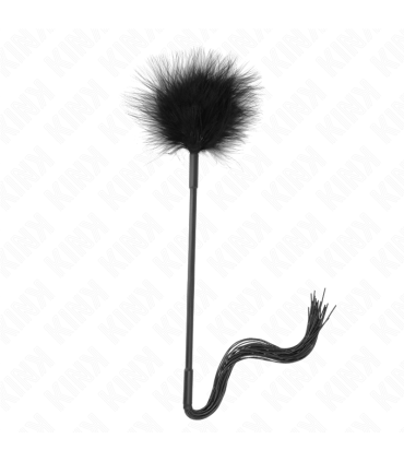 KINK LATIGO DE SILICONA CON PLUMAS PARA COSQUILLAS 47 CM