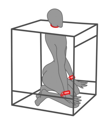 SECRET DOME KINK CLUB CABINA BUKKAKE NEGRO ROJO