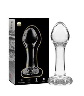 NEBULA SERIES BY IBIZA MODELO 2 PLUG CRISTAL TRANSPARENTE 11 CM O 35 CM
