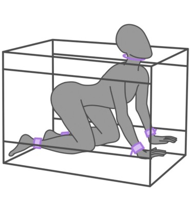 SECRET DOME KINK CLUB LA NICHE CABINA MORADO