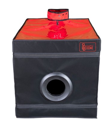 SECRET DOME KINK CLUB LA NICHE CABINA NEGRO ROJO