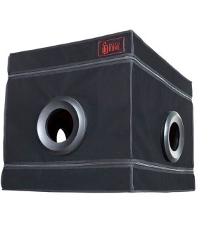 SECRET DOME KINK CLUB LA NICHE CABINA NEGRO ROJO