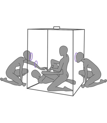 SECRET DOME KINK CLUB CABINA SCANDALE MORADO