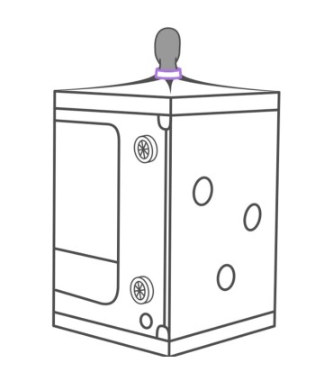 SECRET DOME KINK CLUB CABINA SCANDALE MORADO