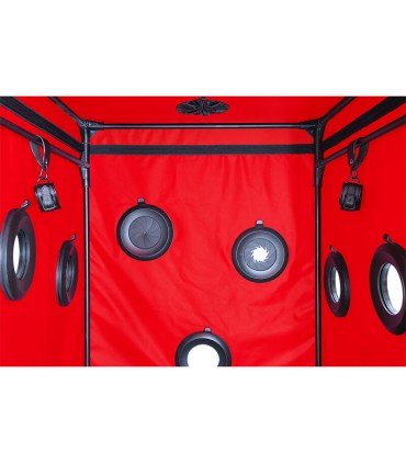SECRET DOME KINK CLUB CABINA SCANDALE NEGRO ROJO