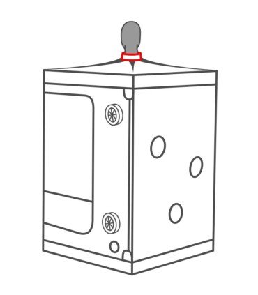 SECRET DOME KINK CLUB CABINA SCANDALE NEGRO ROJO