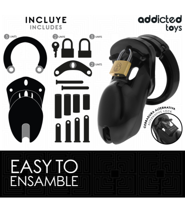 ADDICTED TOYS LOCKED FORBIDDEN VAULT JAULA PARA PENE 10 CM