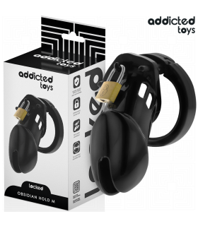 ADDICTED TOYS LOCKED OBSIDIAN HOLD JAULA PARA PENE TALLA M