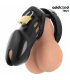 ADDICTED TOYS LOCKED OBSIDIAN HOLD JAULA PARA PENE TALLA M