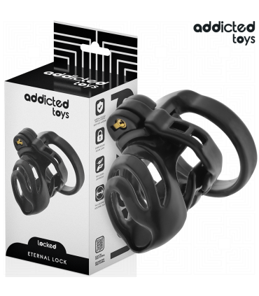 ADDICTED TOYS LOCKED ETERNAL LOCK JAULA PARA PENE 9 CM