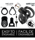ADDICTED TOYS LOCKED ETERNAL LOCK JAULA PARA PENE 9 CM
