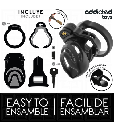 ADDICTED TOYS LOCKED ETERNAL LOCK JAULA PARA PENE 9 CM
