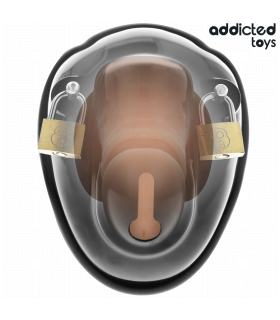 ADDICTED TOYS LOCKED KEYLESS RESTRAINT JAULA PARA PENE 115 CM
