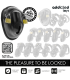 ADDICTED TOYS LOCKED KEYLESS RESTRAINT JAULA PARA PENE 115 CM