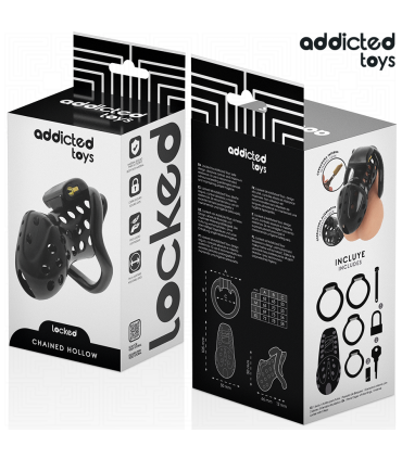 ADDICTED TOYS LOCKED CHAINED HOLLOW JAULA PARA PENE 105 CM