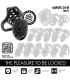 ADDICTED TOYS LOCKED CHAINED HOLLOW JAULA PARA PENE 105 CM