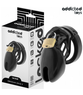 ADDICTED TOYS LOCKED OBSIDIAN HOLD JAULA PARA PENE TALLA S