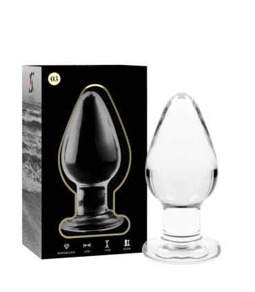 NEBULA SERIES BY IBIZA MODELO 3 PLUG CRISTAL TRANSPARENTE 11 CM O 5 CM