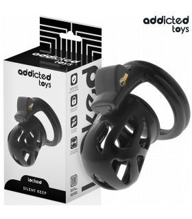 ADDICTED TOYS LOCKED SILENT KEEP JAULA PARA PENE 75 CM