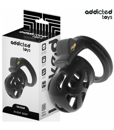 ADDICTED TOYS LOCKED SILENT KEEP JAULA PARA PENE 75 CM