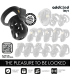 ADDICTED TOYS LOCKED SILENT KEEP JAULA PARA PENE 75 CM