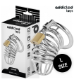 ADDICTED TOYS LOCKED - IRON CELL JAULA PARA PENE DE METAL 5 CM TALLA L
