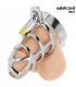 ADDICTED TOYS LOCKED SILVER LOCK JAULA PARA PENE DE METAL TALLA S
