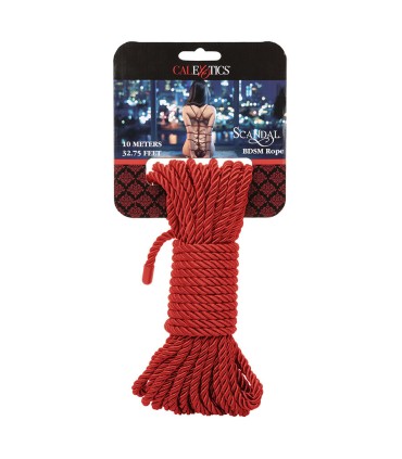 CALEXOTICS SCANDAL CUERDA BDSM ROJA 10 M