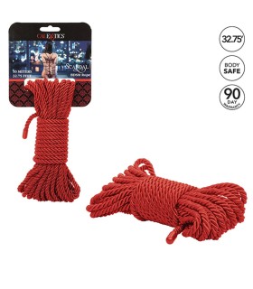 CALEXOTICS SCANDAL CUERDA BDSM ROJA 10 M