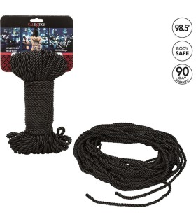 CALEXOTICS SCANDAL CUERDA BDSM NEGRA 30 M
