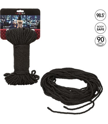 CALEXOTICS SCANDAL CUERDA BDSM NEGRA 30 M