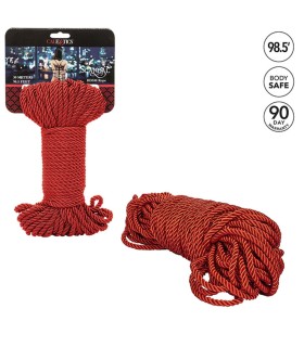 CALEXOTICS SCANDAL CUERDA BDSM ROJA 30 M