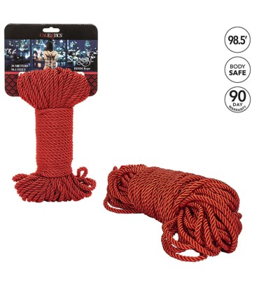 CALEXOTICS SCANDAL CUERDA BDSM ROJA 30 M