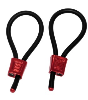 ELECTRASTIM PRESTIGE ELECTRA LOOPS ANILLOS DE PENE AJUSTABLES ROJO