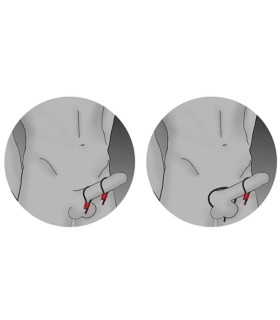 ELECTRASTIM PRESTIGE ELECTRA LOOPS ANILLOS DE PENE AJUSTABLES ROJO