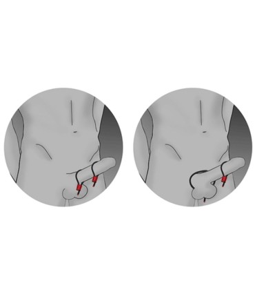 ELECTRASTIM PRESTIGE ELECTRA LOOPS ANILLOS DE PENE AJUSTABLES ROJO