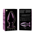 NEBULA SERIES BY IBIZA MODELO 3 PLUG CRISTAL ROSA 11 CM O 5 CM