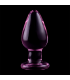 NEBULA SERIES BY IBIZA MODELO 3 PLUG CRISTAL ROSA 11 CM O 5 CM