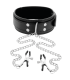DARKNESS COLLAR CON PINZAS PARA PEZONES NEGRO