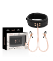 COQUETTE CHIC DESIRE - FANTASY COLLAR CON PINZAS PEZONES CON FORRO DE NEOPRENO