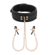 COQUETTE CHIC DESIRE FANTASY COLLAR CON PINZAS PEZONES CON FORRO DE NEOPRENO