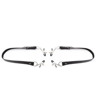 OHMAMA FETISH PINZAS CLITORIS CON CORREAS PIERNAS