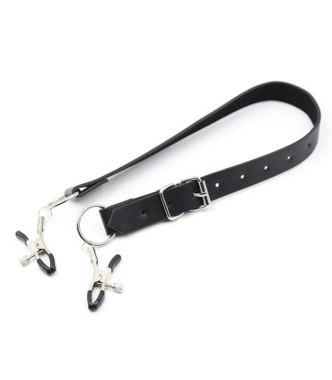 OHMAMA FETISH PINZAS CLITORIS CON CORREAS PIERNAS
