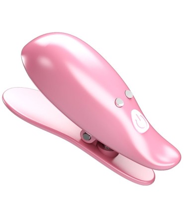 PRETTY LOVE LEAF PINZAS VIBRATORIAS PARA PEZONES ROSA